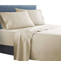 Clara Clark  Supreme 1500 Collection 5Pc Bed Sheet Set - Split King Size, Beige Cream