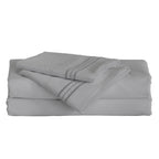 Furinno Fb1703Gytxl Microfiber Bed Sheet And Pillowcase Set, Twin/X-Large, Gray