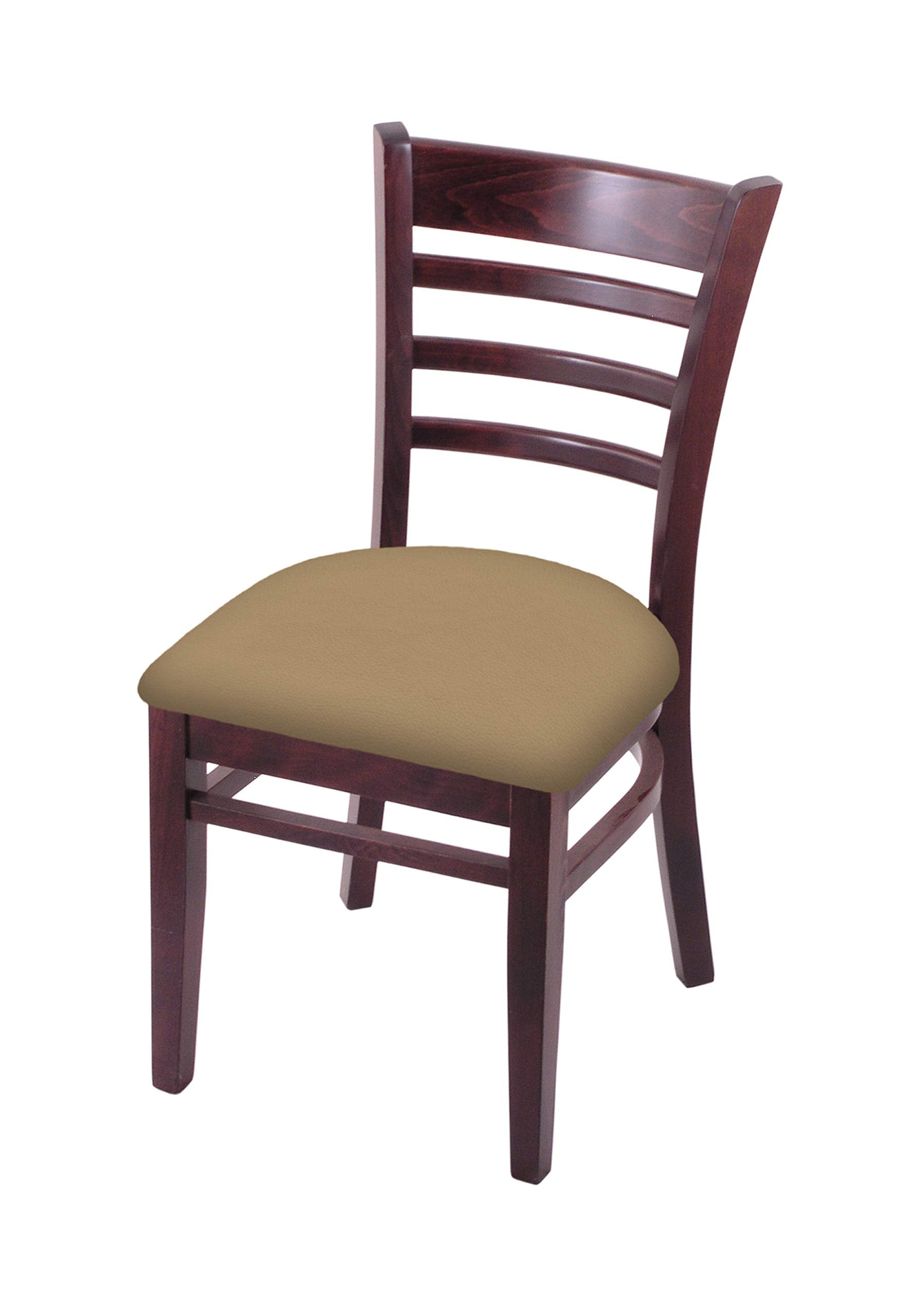 Holland Bar Stool Co. 3140 18 Chair with Dark Cherry Finish and Canter Sand Seat