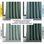 Hpd Half Price Drapes Signature Velvet Thermal Blackout Curtains For Living Room 120 Inch Long (1 Panel) Rod Pocket Insulated Blackout Curtains For Bedroom Window Curtains, 50W X 120L, Aqua Mist