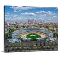 CANVAS ON DEMAND Los Angeles Dodger Stadium Canvas Wall Art Print by Copterpilot Photography, Fine Art Photography, Home Decor, 