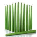 CANDWAX 12 inch Taper Candles Set of 12 - Dripless and Smokeless Candle Unscented - Slow Burning Candle Sticks Perfect as Dinner