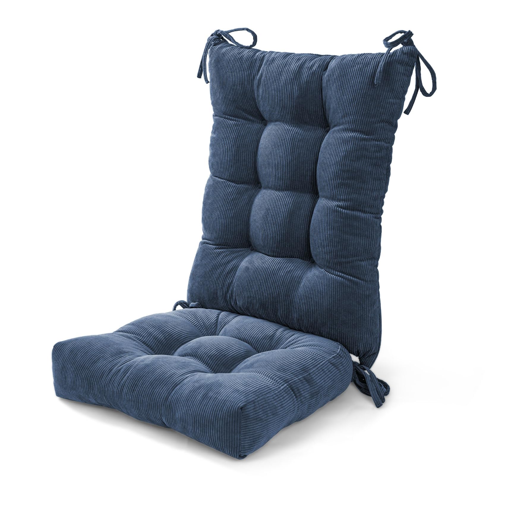 Parkerly Rocking Chair Cushion, Non-Slip Comfortable Rocking Chair Cushions Indoor Tufted Seat And Back Cushion Set For Balcony