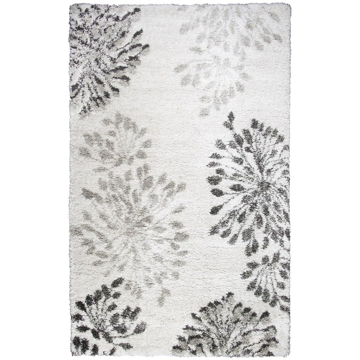 Rizzy Home Alora Decor Midnight 7'10&quot; X 10'6&quot; Floral Cream/Tan/Brown Power-Loomed Area Rug