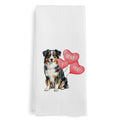 GWFSJYU Valentines Australian Shepherd Gifts Kitchen Towels, Funny Australian Shepherd Dog Dish Hand Tea Towels for Kitchen Deco
