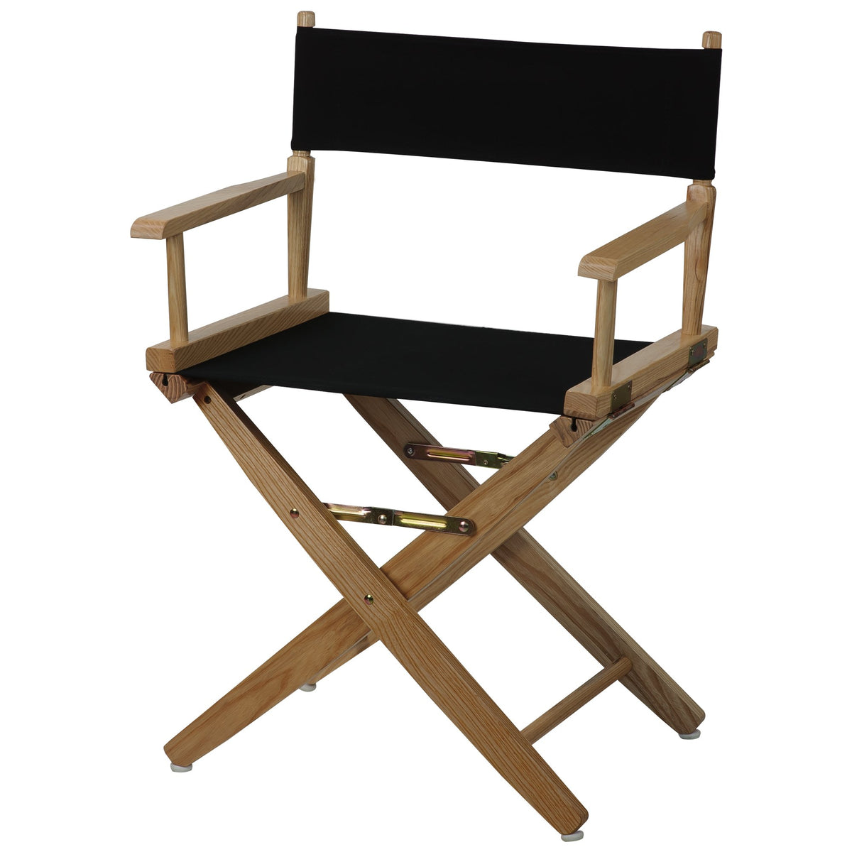 American Trails Extra-Wide Premium 18&quot; Director'S Chair Natural Frame With Black Canvas