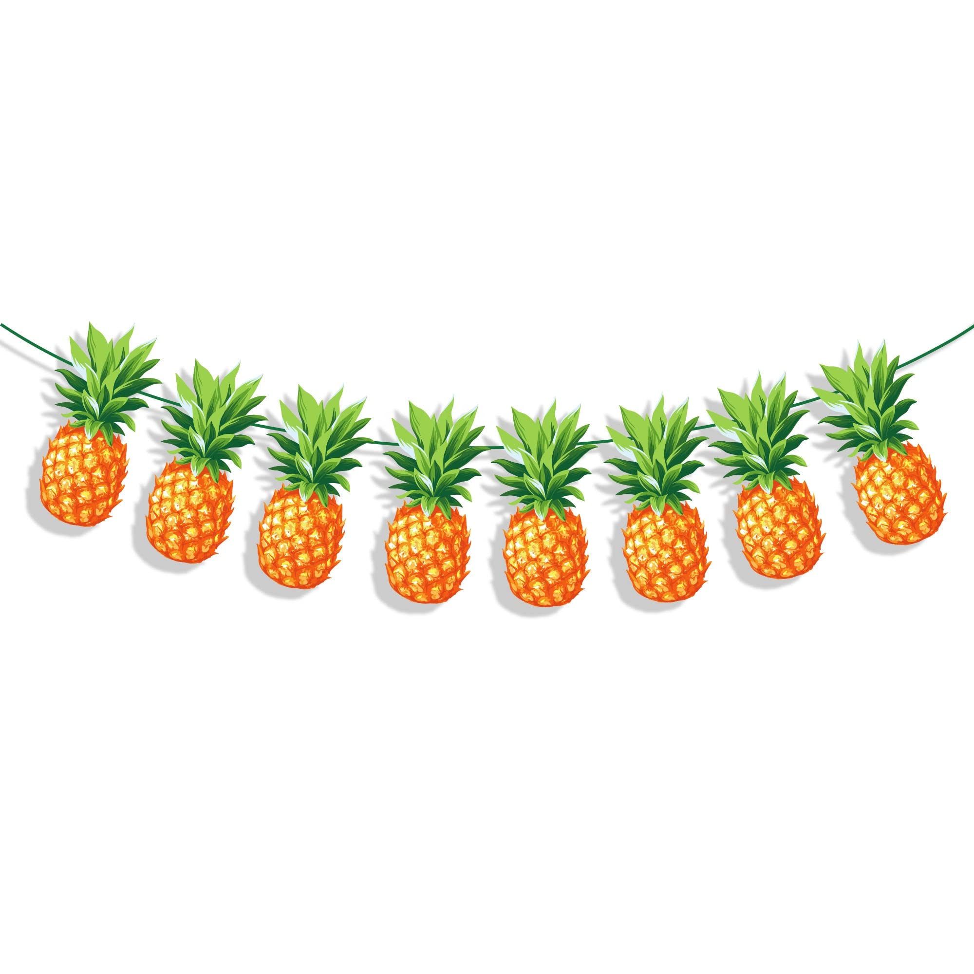 Kristin Paradise Pineapple Banner, Beach Summer Tropical Party Sign, Hawaiian Birthday Decorations, Luau Boy Girl Baby Shower Th