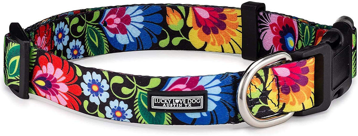 Lucky Love Dog Collar Combo Set  Matching Collar  Leash  Convenient  Reliable Small To Large