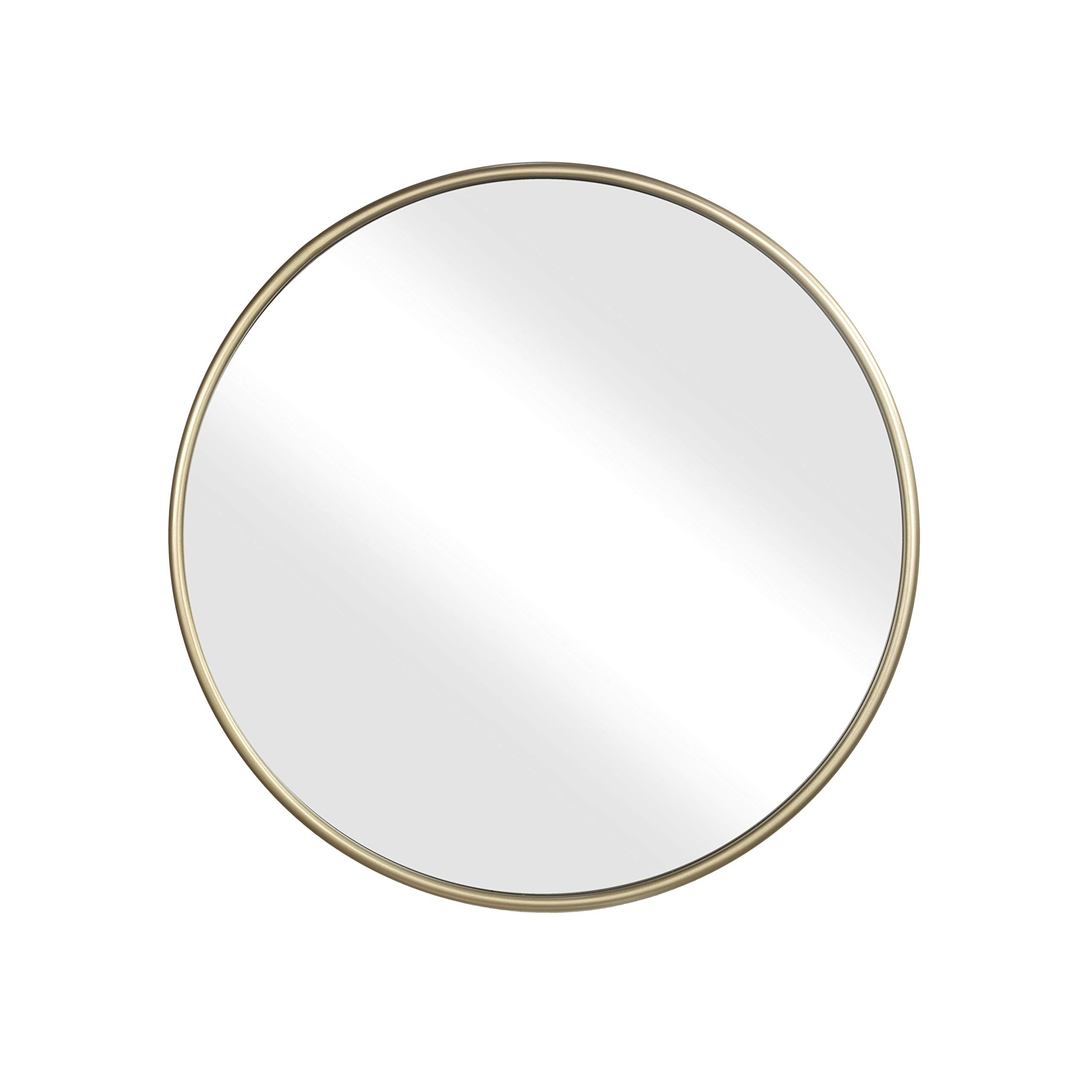 Martin Svensson Home Gold Framed Round Wall Mirror, 30&quot; Diameter