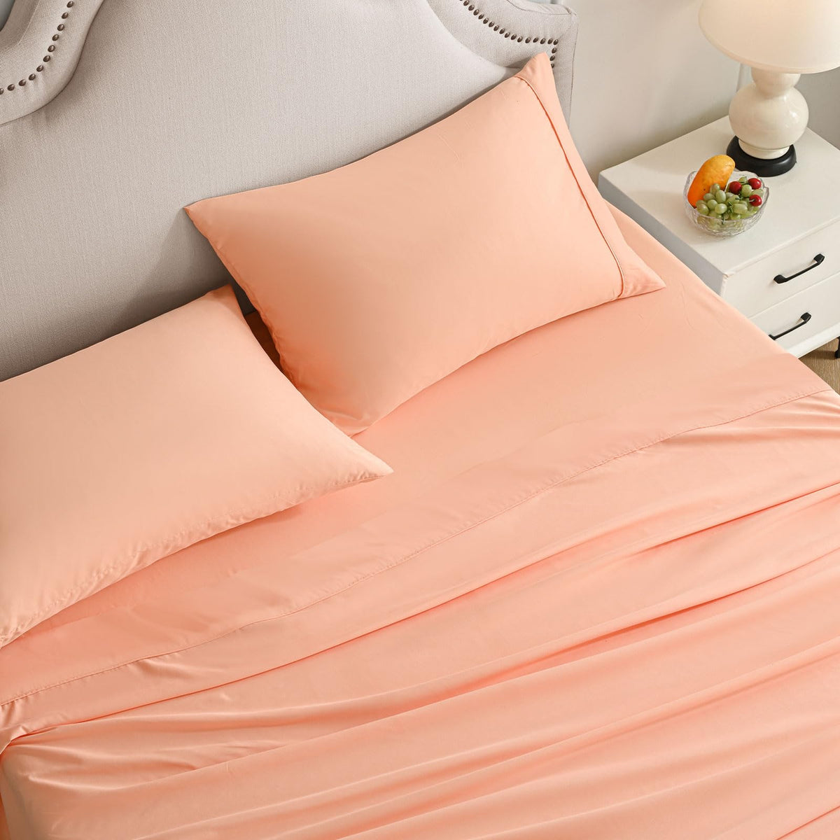 Swiftify Queen Sheet Set, 4 Pieces Hotel Luxury Soft Microfiber Queen Bed Sheets Set, Up To 16' Deep Pockets, Oeko-Tex Sheets W