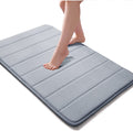 MIRARIYA Water Absorbent mats for Bathroom Kitchen,Soft Non Slip Memory Foam Bath mat for After Shower,Comfortable Washable Door