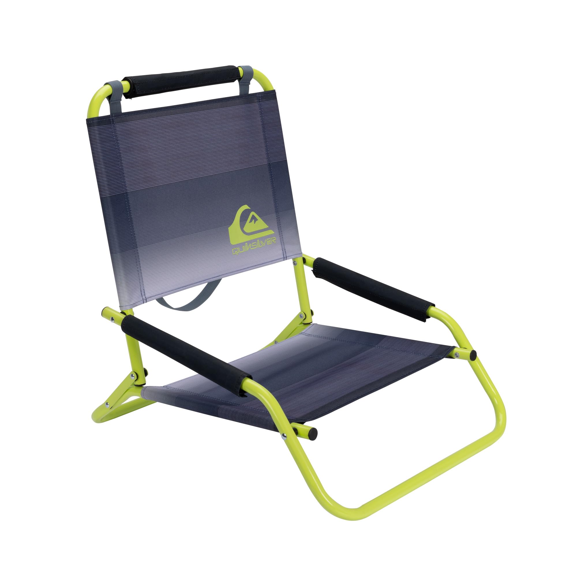 QUIKSILVER Low Beach Chair - Lightweight Folding Chair - Portable and Durable Chairs for Beach, Patio, Camping Chair, or Sportin