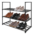 Americanflat Shoe Organizer - 3 Tier Shoe Rack Storage Shelf with Sturdy Steel Frame - Ideal for Closets, Entryways, or Garages 