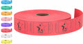 Tacticai 1000 Raffle Tickets, Star, Red (8 Color Selection), Single Roll, Ticket For Events, Entry, Class Reward, Fundraiser & P