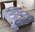 FRESH FROM LOOM All Season Collection Single Bed Microfiber Cartoon Printed Bed Blanket for Kids | Soft Children Comforters |All