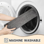 Techmilly Shaggy Bathroom Rug Mat 32X20, Absorbent Thick Non Slip Microfiber Mats, Quick Dry Machine Washable Bath Rug For Bathr