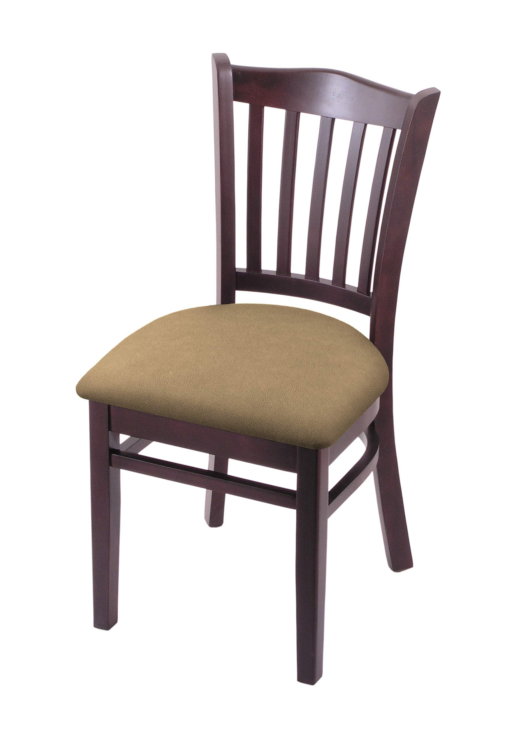 Holland Bar Stool Co. 3120 18 Chair with Dark Cherry Finish and Canter Sand Seat