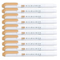 Zebra Mildliner Highlighter Pen Markers, Mild Orange (Wkt7-Mor) X10