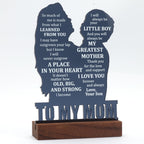 Mom Gifts For Mothers Day From Son, Birthday Gifts For Mom From Son, Mothers Day Sign Gifts For Mom From Son, Acrylic Hug Sign