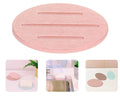 Sunny Eli Water Absorbent Diatomite Soap Dish, 2 Pack Diatomite Soap Holder Mat, Fast Water Absorbent, Self-Dry Diatomaceous Soa