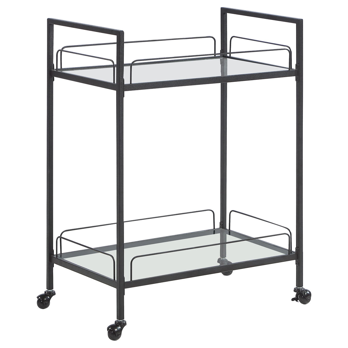 Coaster Home Furnishings Curltis 2-Tier Bar Cart Black