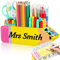 Containlol Teacher Appreciation Gifts Teacher Name Diy Pencil Holder Pencil Shape Organizer Teachers' Day Birthday Supplies For