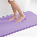 Smiry Memory Foam Bath Mat 36 x 24, Extra Soft Absorbent Bathroom Rugs Non Slip Bath Rug Runner for Shower Bathroom Floors, Purp