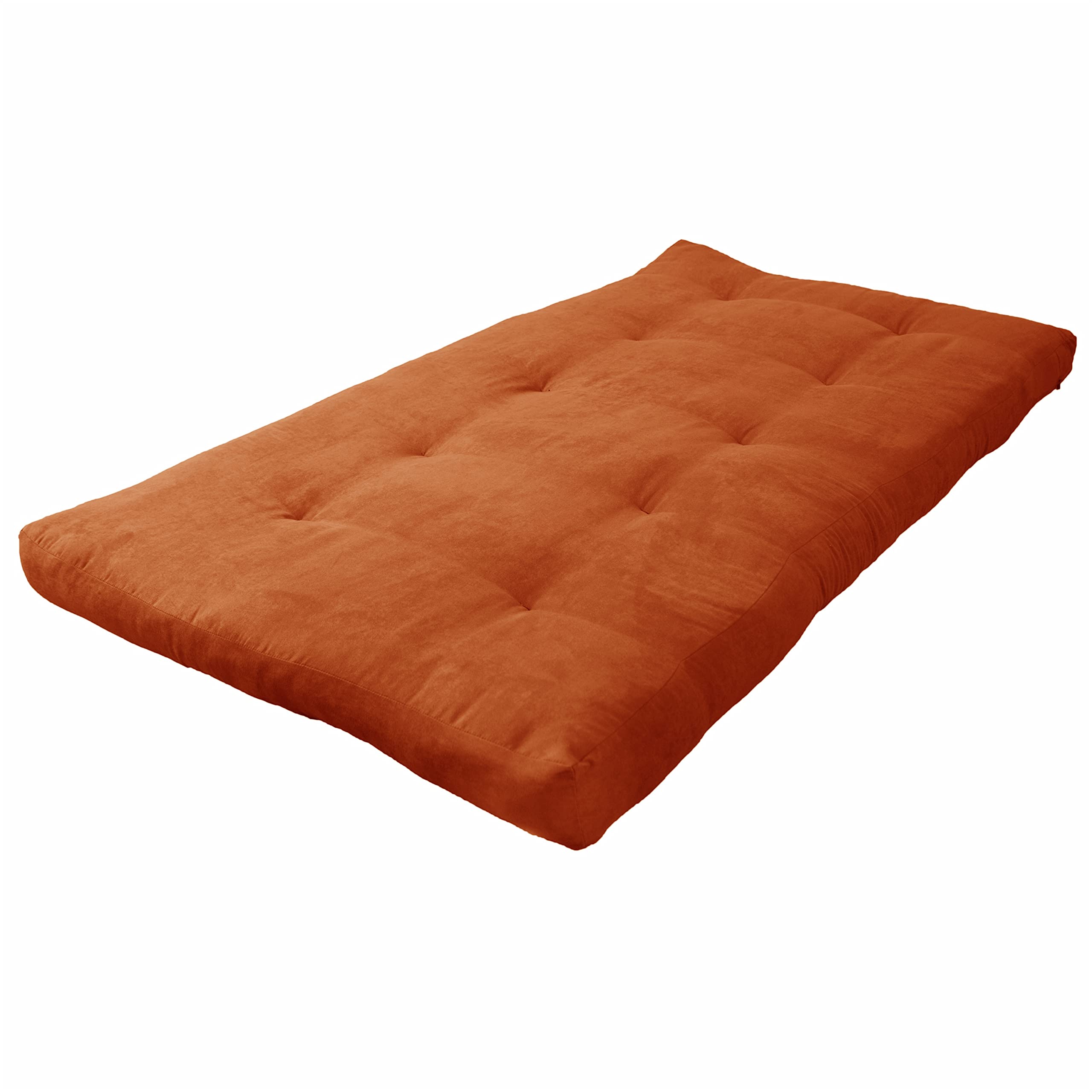 Blazing Needles Vitality 6&quot; Microsuede Futon Mattress, Twin, Spice
