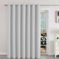 Joydeco Sliding Door Curtains, Blackout Curtains 100 x 96 inches, Extra Wide Curtains for Patio Sliding Door Living Room, Room D