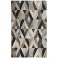 Rizzy Home Makalu 5' X 8' Geometric Gray/Natural Hand-Tufted Area Rug
