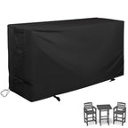 Starcrew Bar Height Patio Set Cover, Outdoor Bar Stools Set Cover, Protective Cover For Outdoor Bar Height Table And Chairs Set/