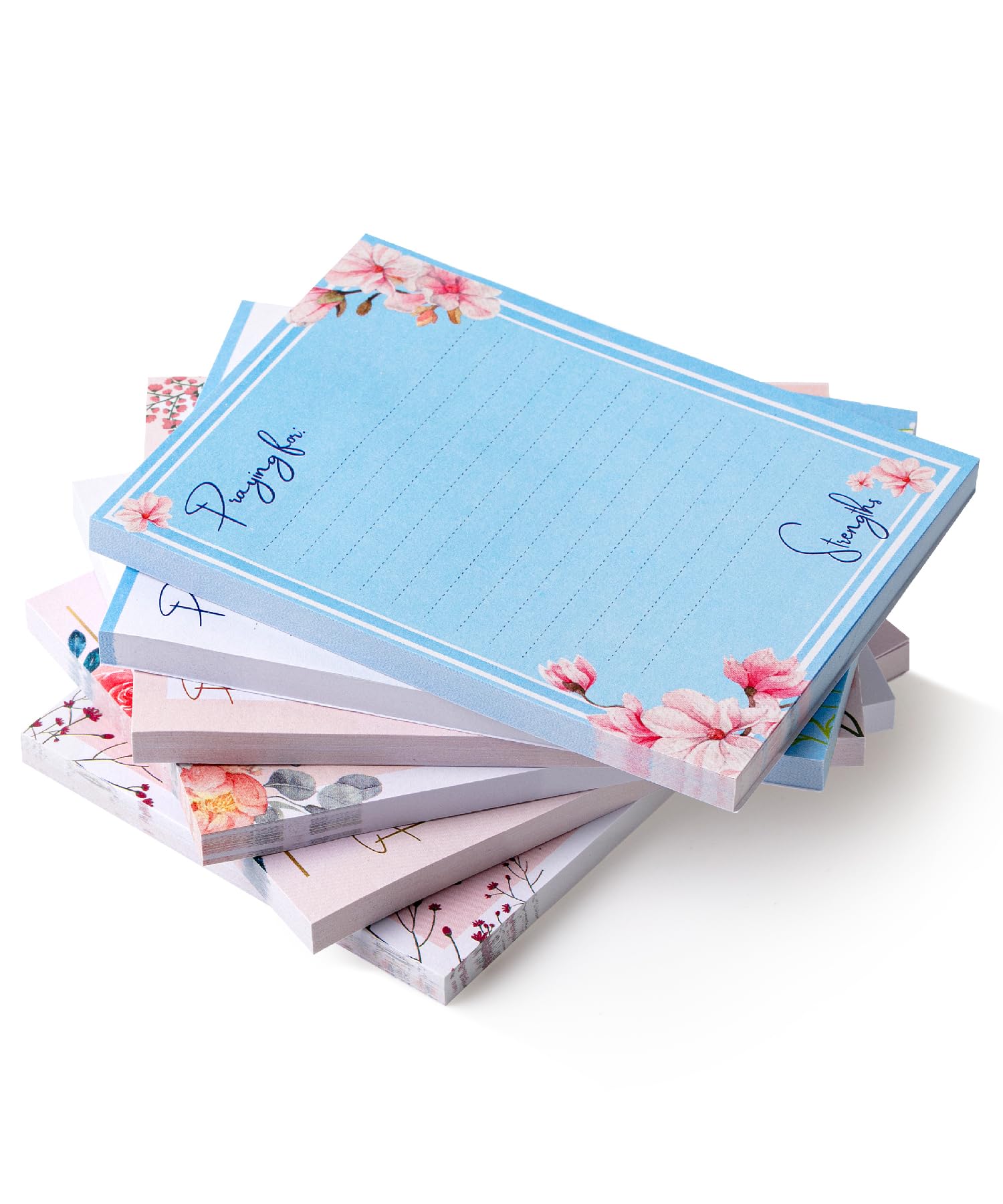 Mr. Pen- Lined Sticky Notes, 3   X4   , 6 Pads, Floral Sticky Notes, Sticky Note, Self-Stick Note Pads, Sticky Pads Sticky Notes
