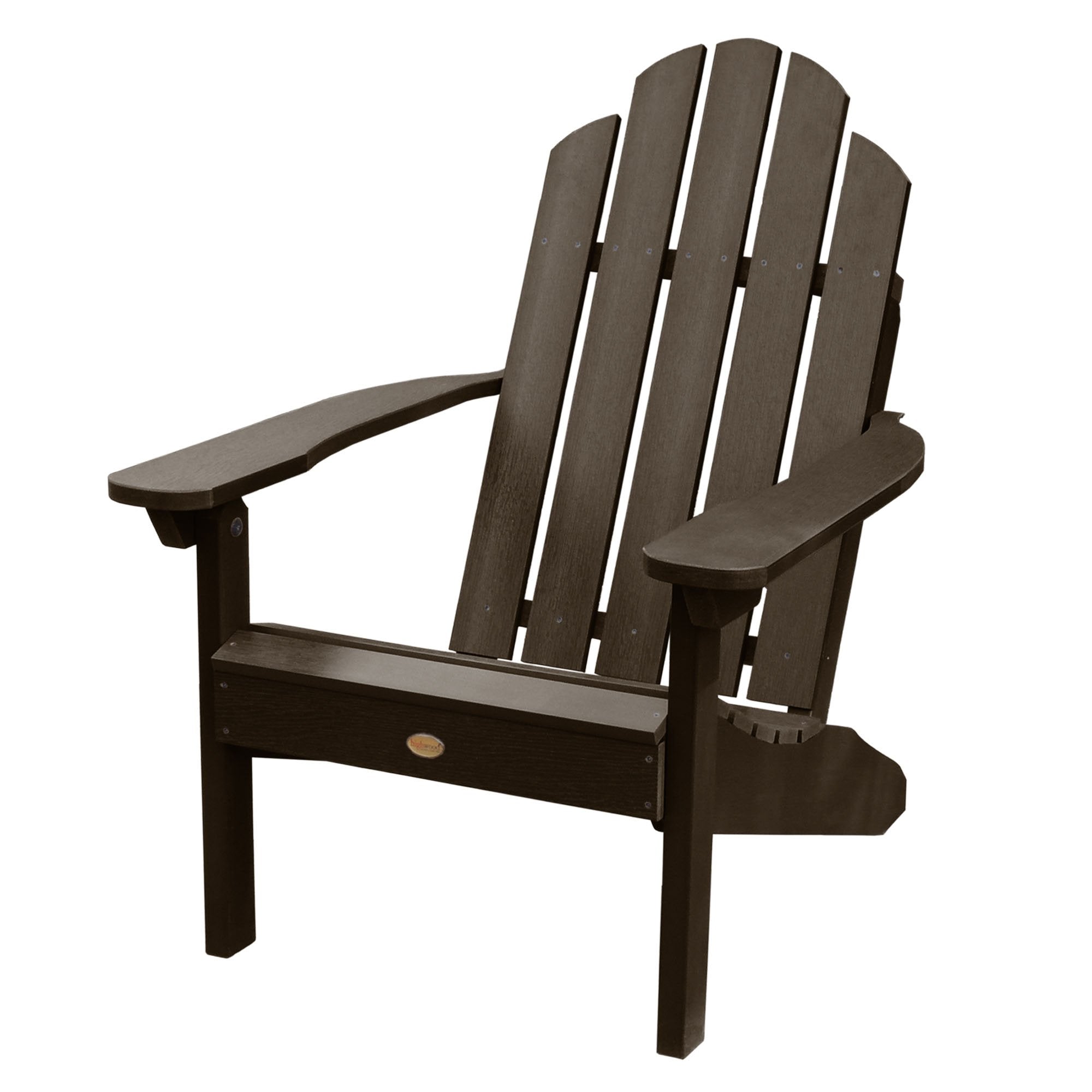 Highwood Ad-Clas1-Ace Classic Westport Adirondack Chair, Weathered Acorn