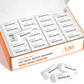 Shuttle Art White Erasers, 120 Pack Erasers Bulk, Smudge Resistant Erasers For Pencils, School Supplies For Kids, Students, Teac