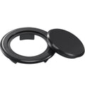 2 Inch Patio Table Umbrella Hole Ring And Cap Set, Standard Size Umbrella Thicker Hole Ring Plug And Cap Set (Black, 1 Set)