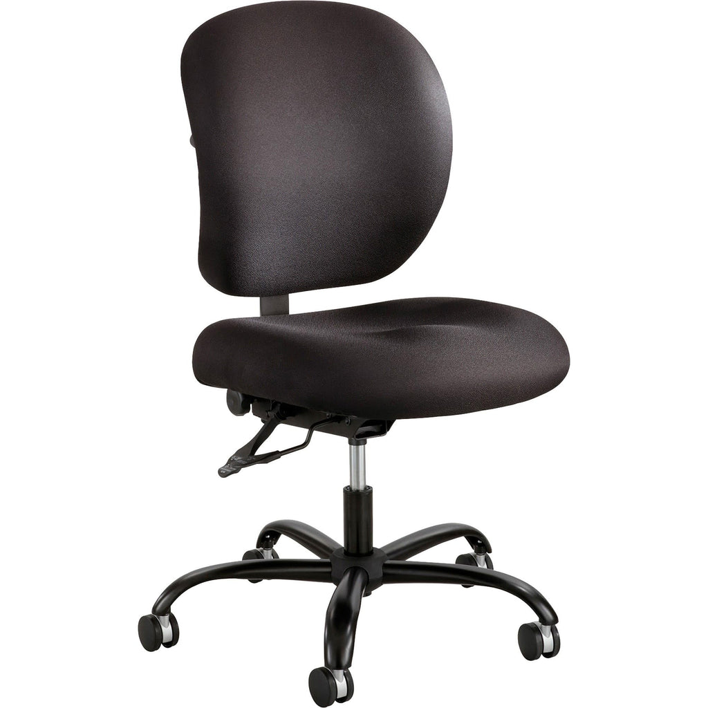 Safco Products 3391BL Alday 24-7 Task Chair (Optional arms Sold Separately), Black
