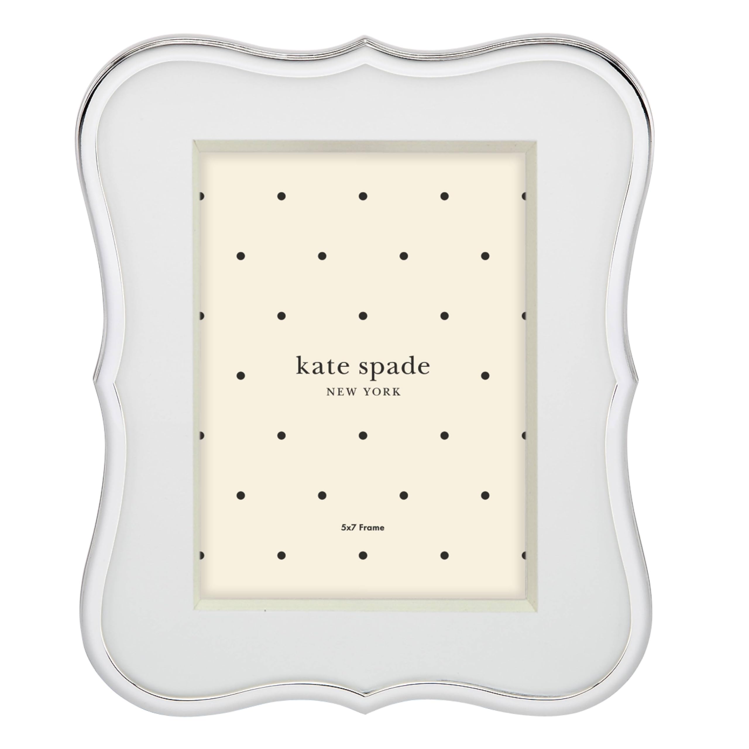 kate spade new york Crown Point 5 x 7 Frame, Silver