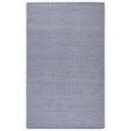 Rizzy Home | Tw2922 | Twist Collection | Wool Area Rug | 5' X 8' | Blue/Off White Chevron