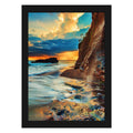 Diamond Painting Frames, 9.8x13.8in Picture Frame for 30x40cm/12x16in Diamond Painting after Cropping, Solid Wood Frame with Ple