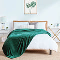 Walensee Fleece Blanket Plush Throw Fuzzy Lightweight (King Size 108X90 Emerald Green) Super Soft Microfiber Flannel Blankets Fo