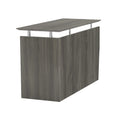 Safco Products Mayline MNRTLGS Medina 48.5 W Non-Handed Return for use with Desks, Sold Separately, Gray Steel Laminate
