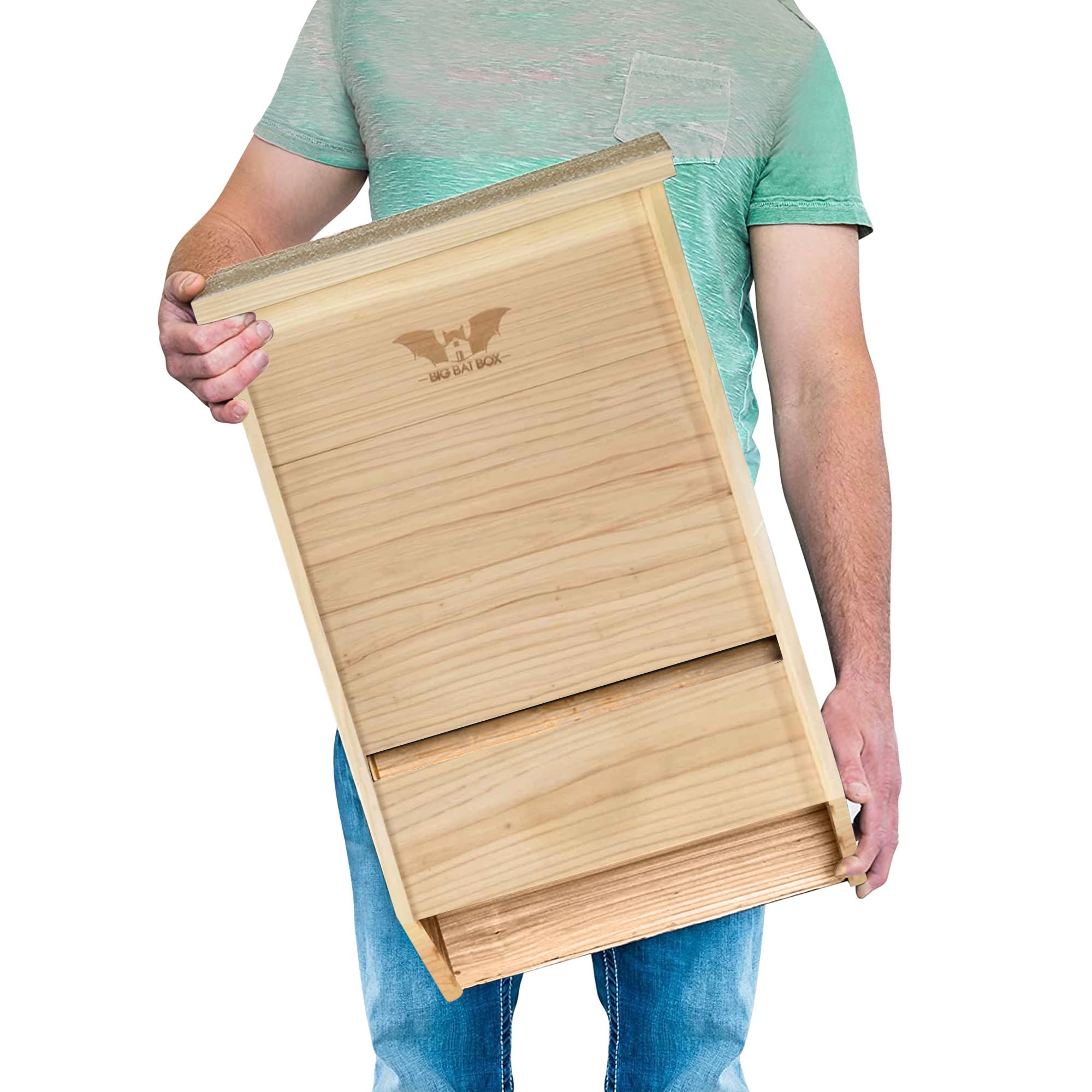 Big Bat Box- Large Bat House For Outdoors - Mtbc Certified - 3 Chamber Bat Box For Outside - Artificial Bat Roost - Bat House Ki