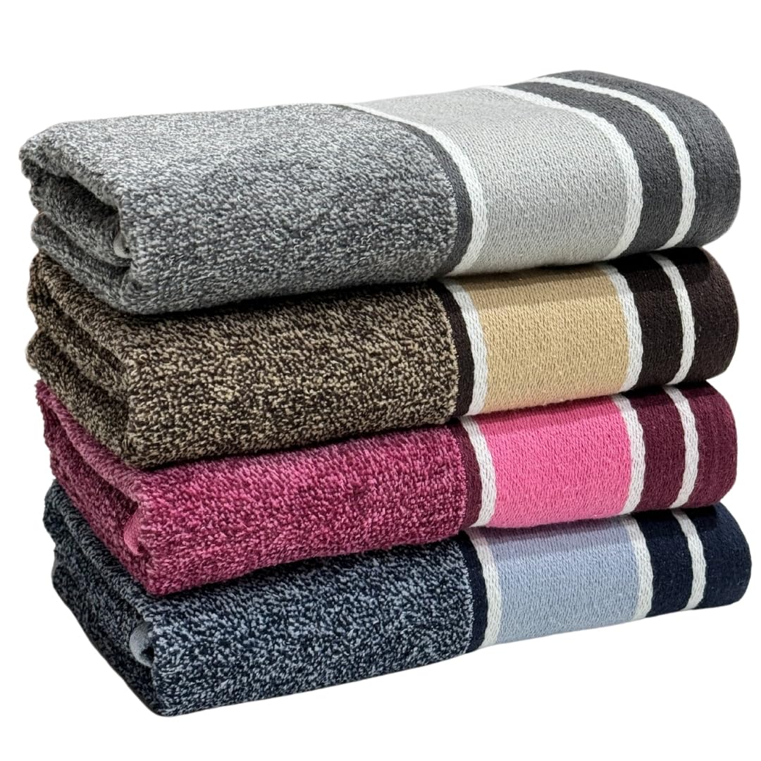 STAMIO Cotton 460 GSM Small Size Hand Towel Set of 4 for Men, Women, Home Use, Wash Basin, Sports | Soft, Absorbent, Quick Dry T