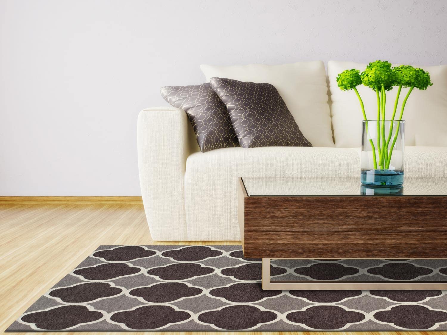 Dalyn Rugs Infinity If 2 Area Rug, 8-Feet By 10-Feet, Charcoal