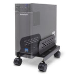 Syba Sy-Acc65093 Slim Pc Or Ups Metal Floor Stand With Adjustable Width & Caster Wheels