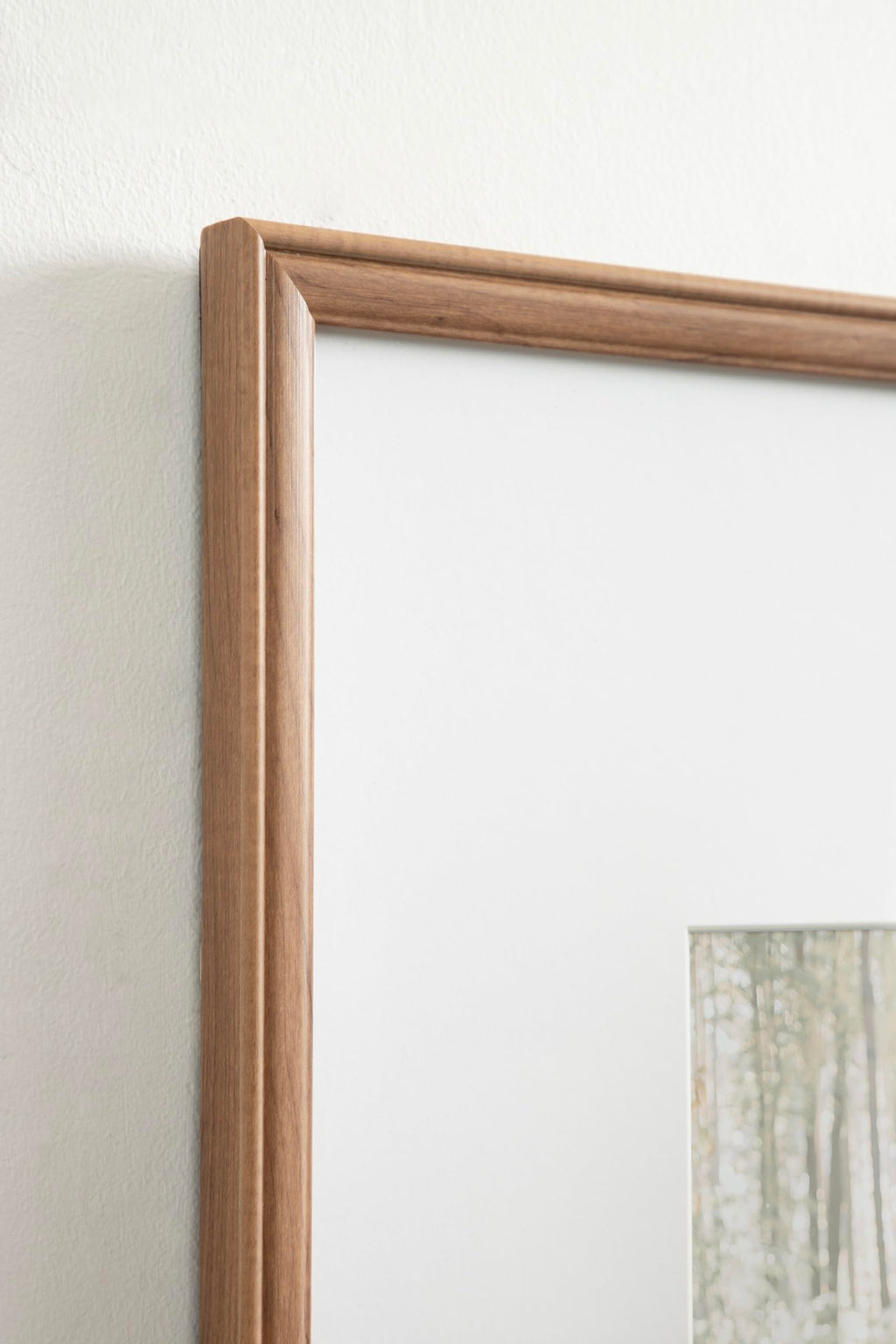 Kate And Laurel Adlynn Rectangle Picture Frame Set Of 3, 16 X 20 Matted To 8 X 10, Brown, Transitional Three-Piece Frame Set For