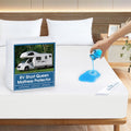 Rv Short Queen Terry Mattress Protector Waterproof For 75'  60' Up To14' Depth, Ultra Soft & Breathable Smooth Top Fitted Mat