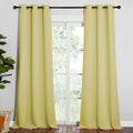 NICETOWN Patio Glass Door Blackout Curtains for Bedroom/Living Room, Privacy Panel Drapes for Dining Room and Guest Room (Paler 