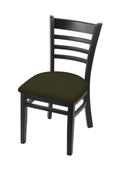 Holland Bar Stool Co. 3140 18 Chair with Black Finish and Canter Pine Seat