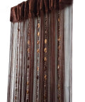 ave split 100cmX200cm Decorative Door String Curtain Beads Wall Panel Fringe Window Room Divider Blind for Wedding Coffee House 